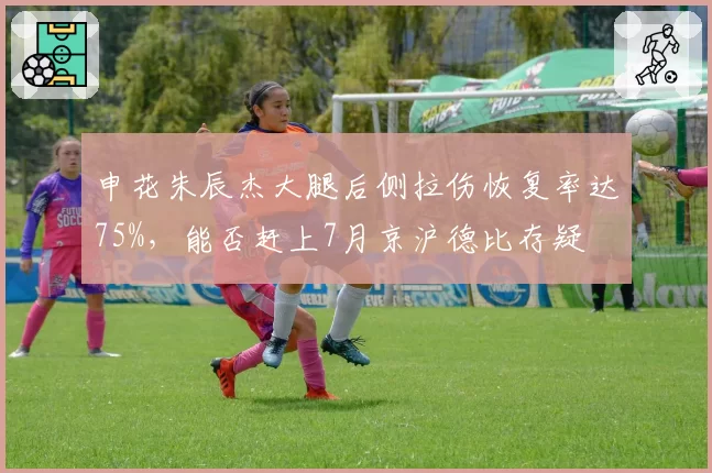 申花朱辰杰大腿后侧拉伤恢复率达75%，能否赶上7月京沪德比存疑