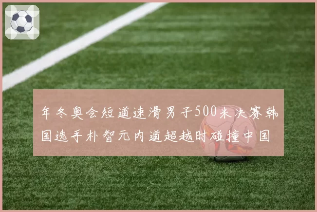 年冬奥会短道速滑男子500米决赛韩国选手朴智元内道超越时碰撞中国选手武大靖，裁判判罚韩国犯规取消成绩