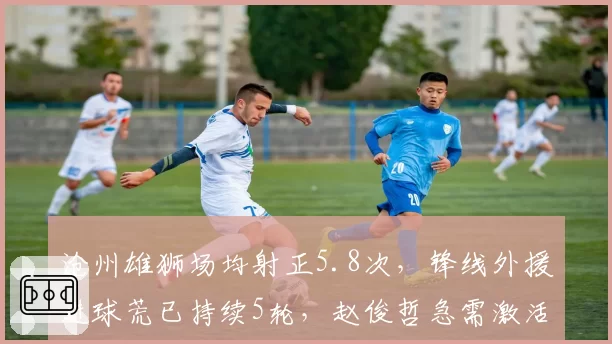 沧州雄狮场均射正5.8次，锋线外援进球荒已持续5轮，赵俊哲急需激活攻击群